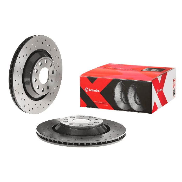 Brembo 09.A200.1X XTRA Series Brake Disc Rotor Pair Rear 310mm