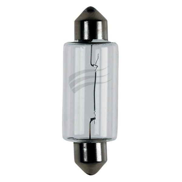 Jaylec GL2810-10 Festoon Globe 12V 18W Sv8.5 41 x 15mm 10 Pack