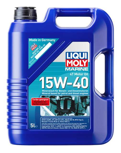 LIQUI MOLY Marine 4T Motor Oil 15W-40 5 L 25016