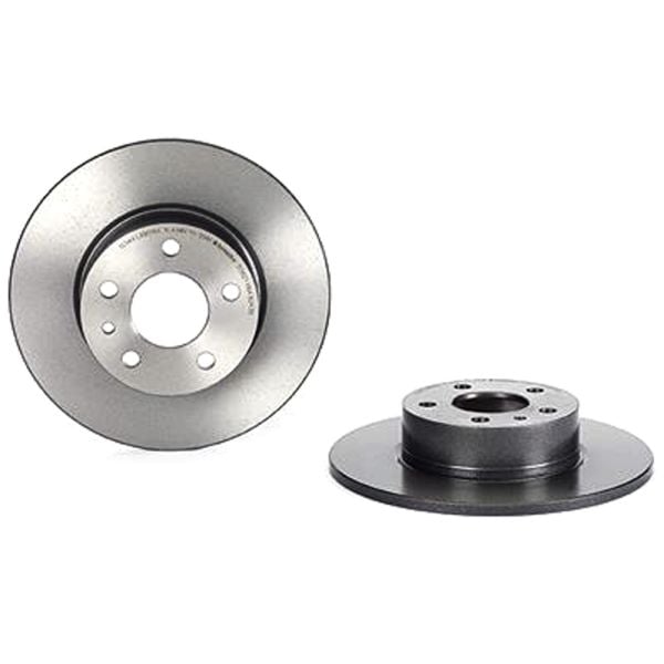 Brembo 08.3126.21 Brake Disc Rotor Pair Rear 251mm