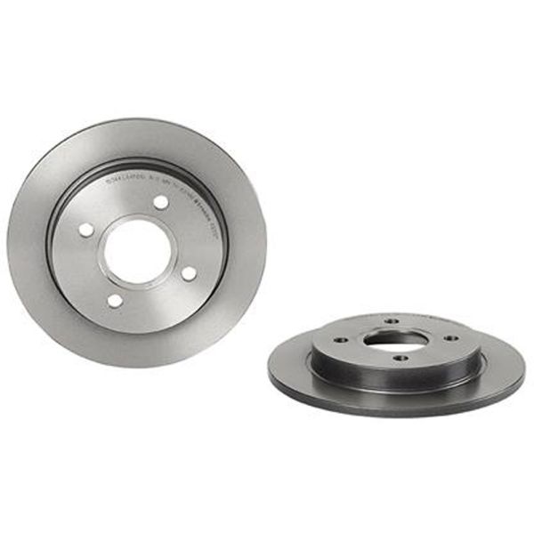 Brembo 08.4931.21 Brake Disc Rotor Pair Rear 253mm