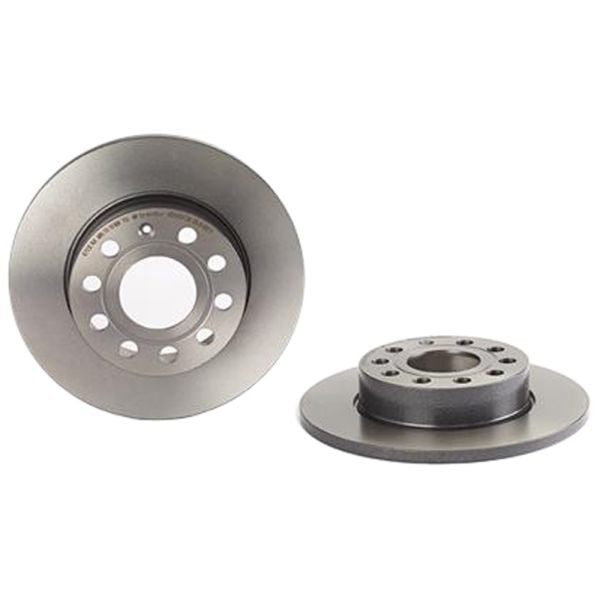 Brembo 08.9488.11 Brake Disc Rotor Pair Rear 256mm