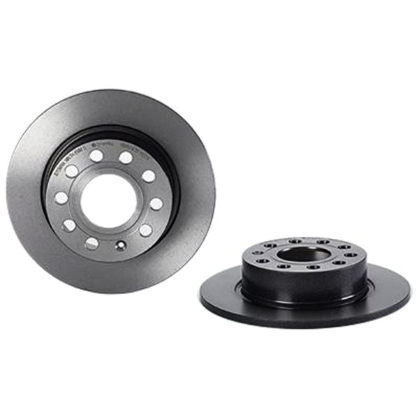 Brembo 08.9502.11 Brake Disc Rotor Pair Rear 253mm