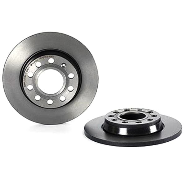 Brembo 08.9918.21 Brake Disc Rotor Pair Rear 255mm