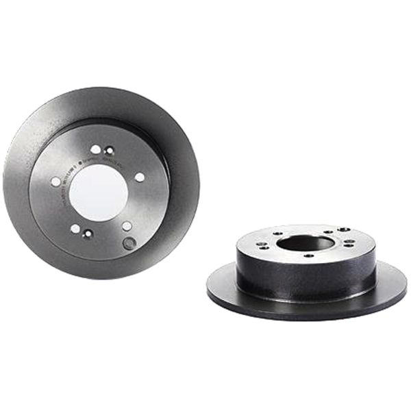 Brembo 08.A114.21 Brake Disc Rotor Pair Rear 262mm