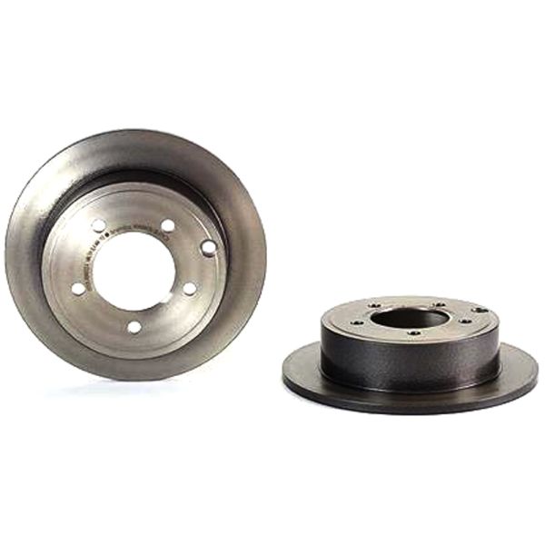 Brembo 08.A114.31 Brake Disc Rotor Pair Rear 262mm