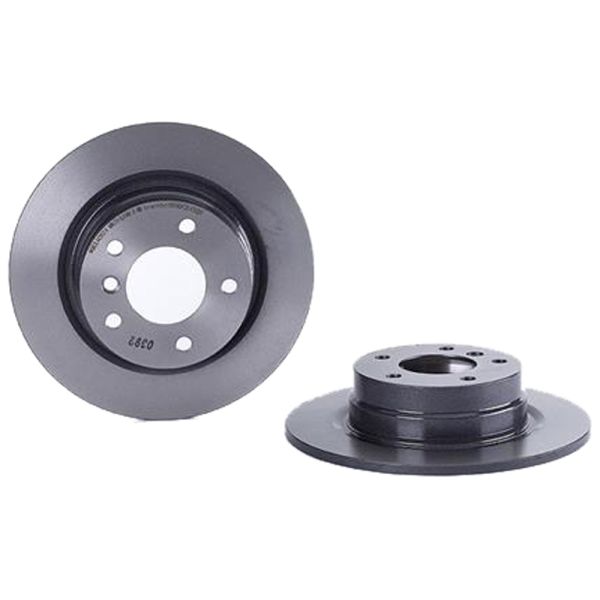 Brembo 08.A205.11 Brake Disc Rotor Pair Rear 296mm