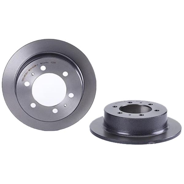 Brembo 08.A329.11 Brake Disc Rotor Pair Rear 299mm