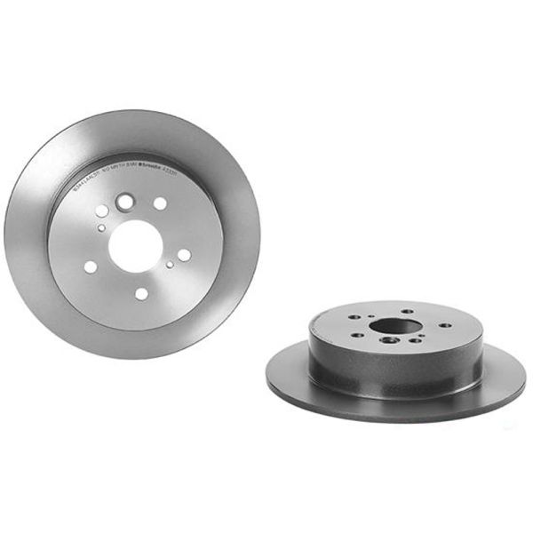 Brembo 08.A333.11 Brake Disc Rotor Pair Rear 303mm