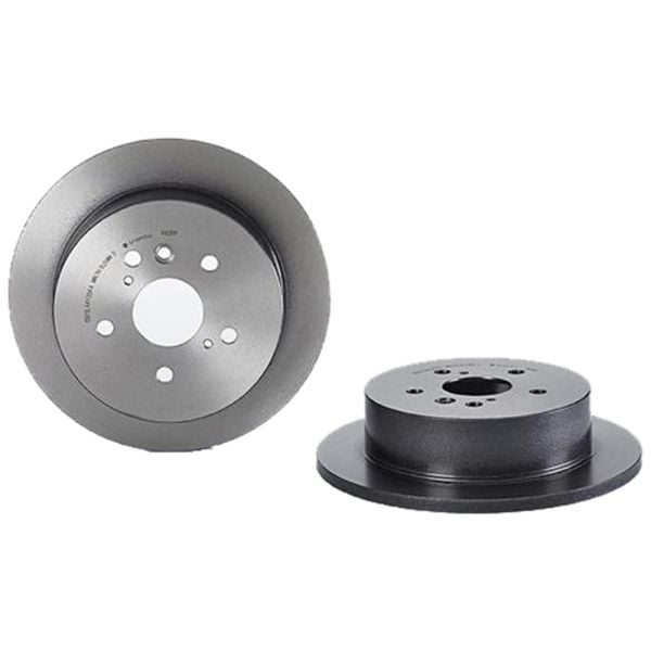 Brembo 08.A608.11 Brake Disc Rotor Pair Rear 291mm