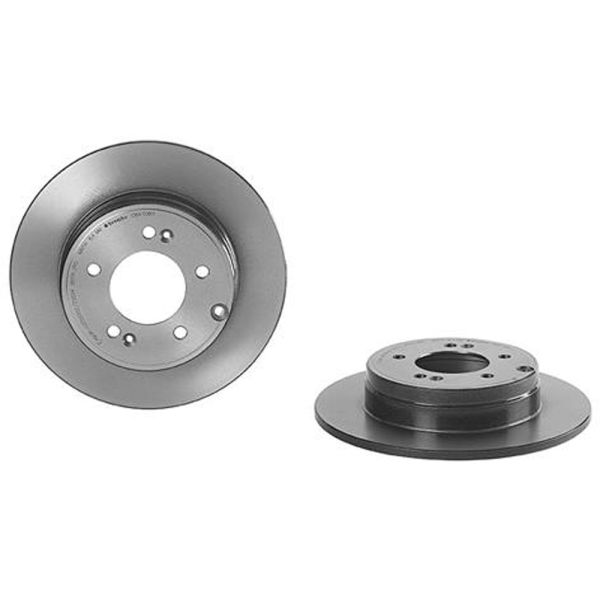 Brembo 08.A708.11 Brake Disc Rotor Pair Rear 284mm