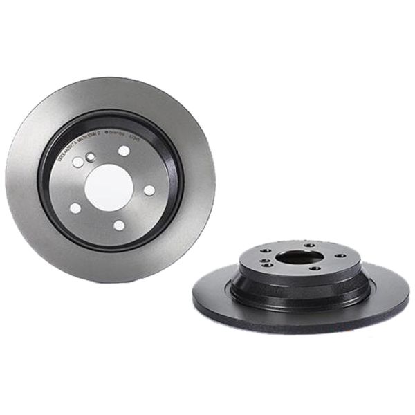 Brembo 08.A734.11 Brake Disc Rotor Pair Rear 300mm