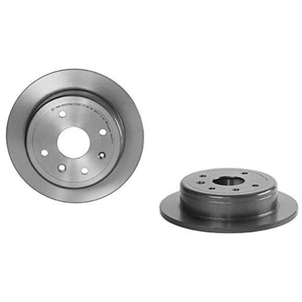 Brembo 08.A872.11 Brake Disc Rotor Pair Rear 258mm