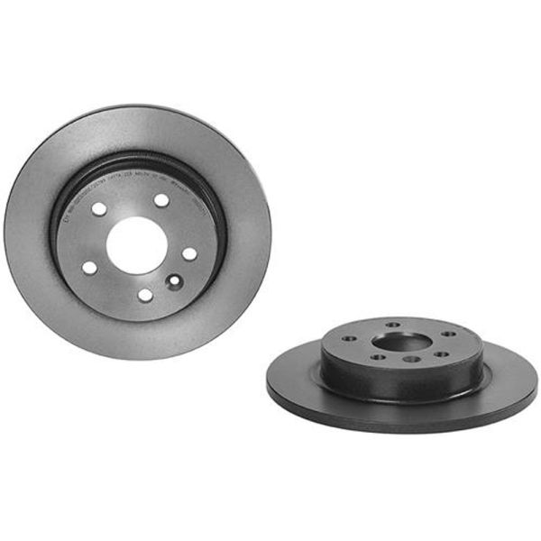 Brembo 08.B357.11 Brake Disc Rotor Pair Rear 268mm