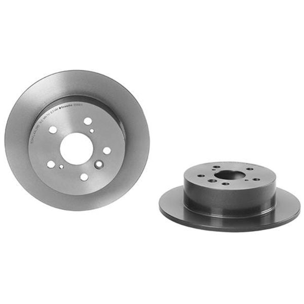 Brembo 08.B566.11 Brake Disc Rotor Pair Rear 281mm