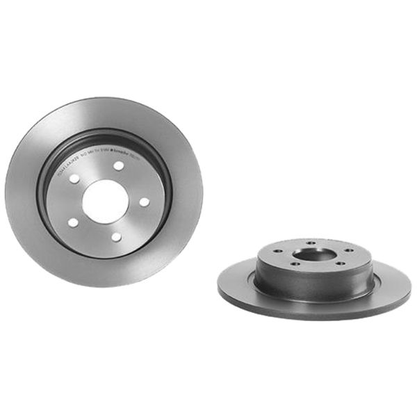 Brembo 08.B601.11 Brake Disc Rotor Pair Rear 280mm