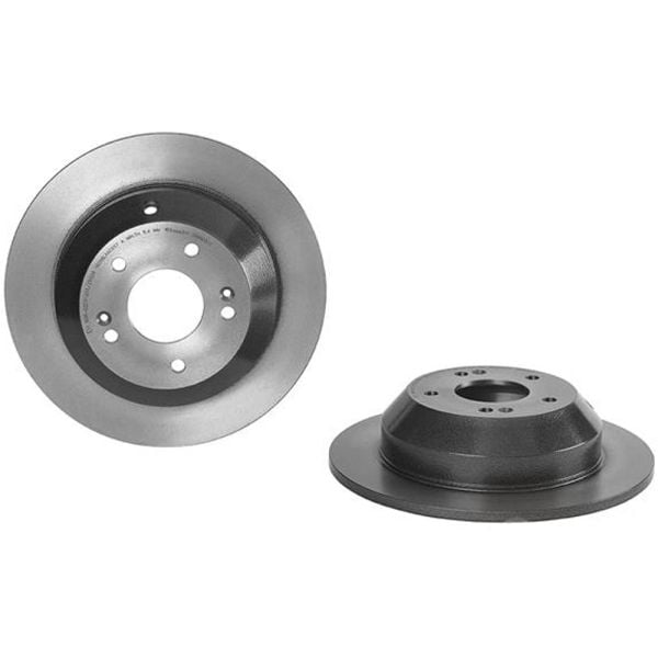 Brembo 08.B605.11 Brake Disc Rotor Pair Rear 302mm