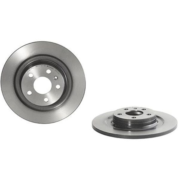 Brembo 08.D249.11 Brake Disc Rotor Pair Rear 302mm