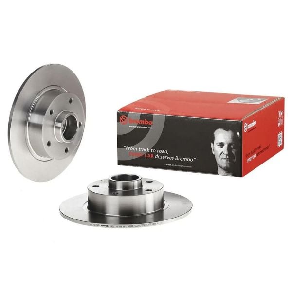 Brembo 08.B391.27 Brake Disc Rotor Pair Rear 260mm