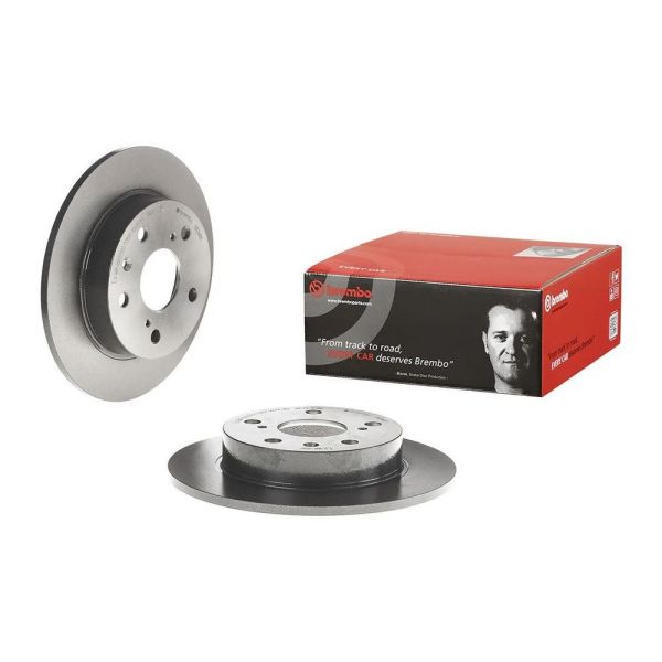 Brembo 08.C046.11 Brake Disc Rotor Pair Rear 259mm