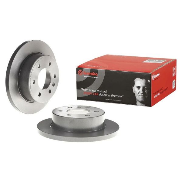 Brembo 08.D045.11 Brake Disc Rotor Pair Rear 298mm
