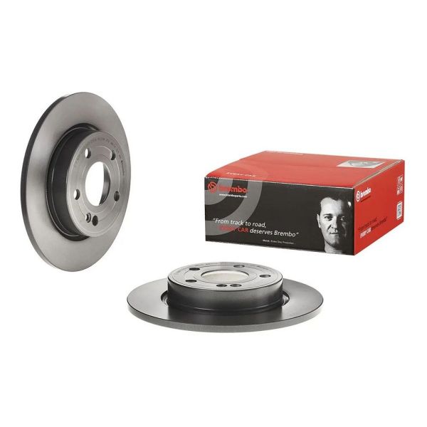 Brembo 08.D758.11 Brake Disc Rotor Pair Rear 276mm