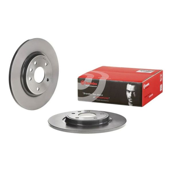 Brembo 08.N249.21 Brake Disc Rotor Pair Rear 328mm