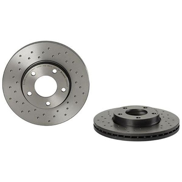 Brembo 09.9464.2X XTRA Series Brake Disc Rotor Pair Front 278mm