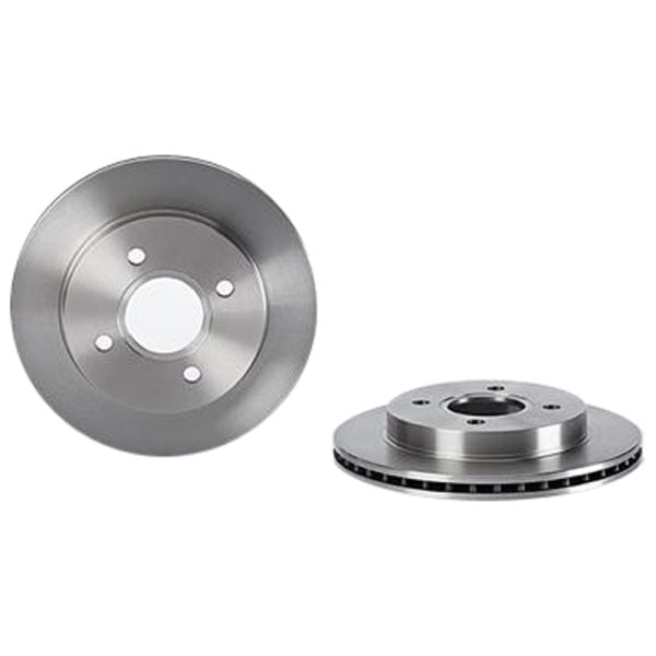 Brembo 09.5708.10 Brake Disc Rotor Pair Rear 253mm