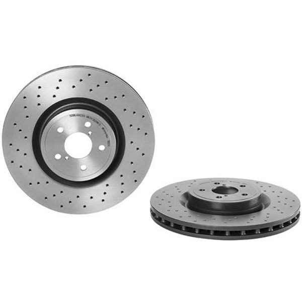 Brembo 09.7812.1X XTRA Series Brake Disc Rotor Pair Front 326mm