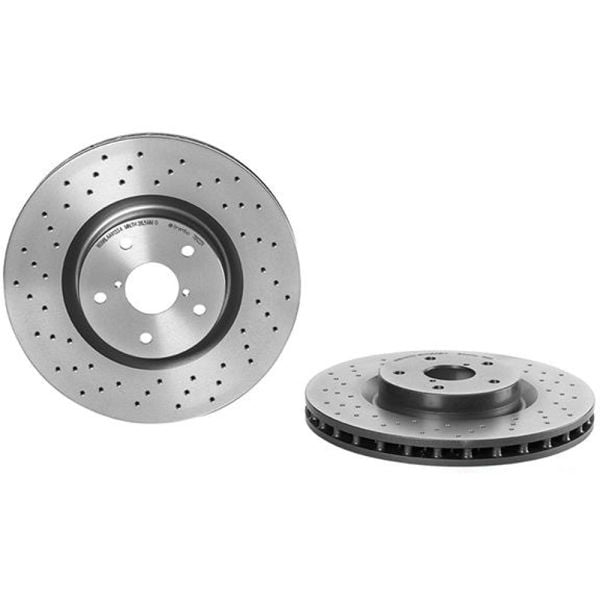 Brembo 09.7812.2X XTRA Series Brake Disc Rotor Pair Front 326mm