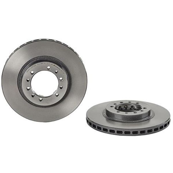 Brembo 09.8071.11 Brake Disc Rotor Pair Front 276mm