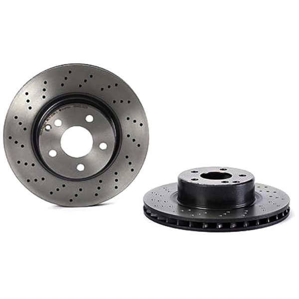 Brembo 09.8127.11 Brake Disc Rotor Pair Front 312mm