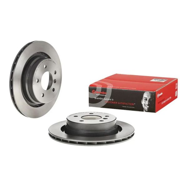 Brembo 09.8700.11 Brake Disc Rotor Pair Rear Right 312mm