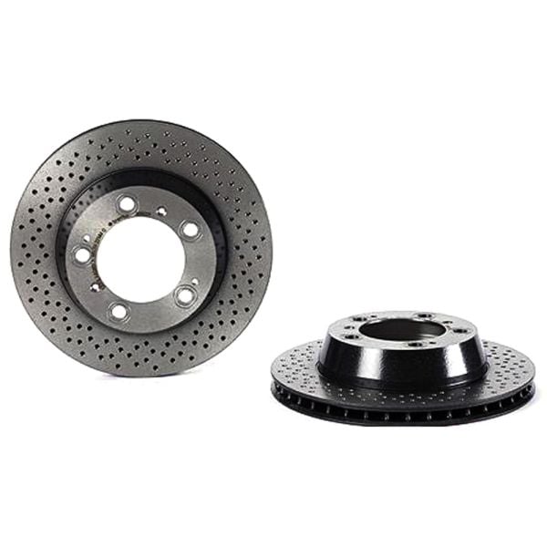 Brembo 09.8890.21 Brake Disc Rotor Pair Rear 299mm