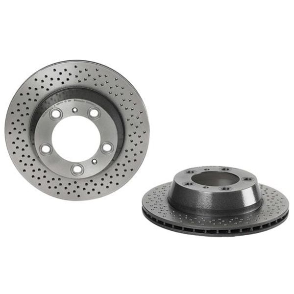 Brembo 09.8998.11 Brake Disc Rotor Pair Rear 299mm