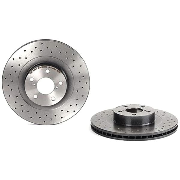 Brembo 09.9077.1X XTRA Series Brake Disc Rotor Pair Front 293mm