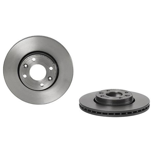 Brembo 09.9078.21 Brake Disc Rotor Pair Front 258mm