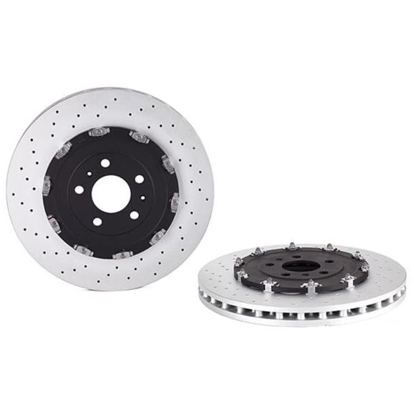 Brembo 09.9477.23 2pc Cross-drilled Brake Disc Rotor Pair Front 365mm