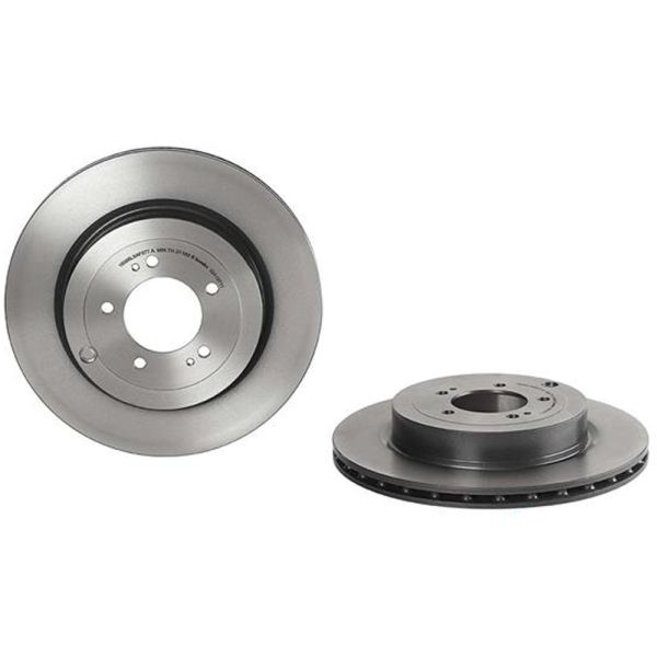 Brembo 09.A197.11 Brake Disc Rotor Pair Rear 330mm