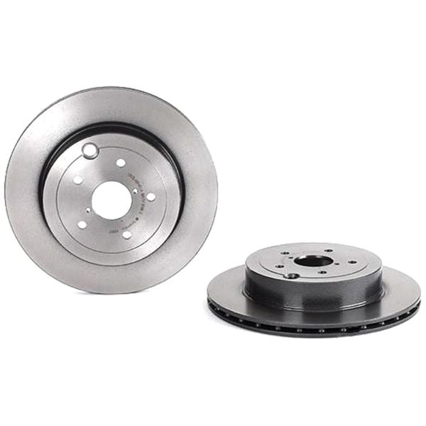 Brembo 09.A198.11 Brake Disc Rotor Pair Rear 316mm