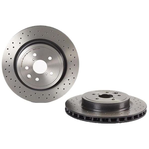 Brembo 09.A301.11 Brake Disc Rotor Pair Rear 345mm