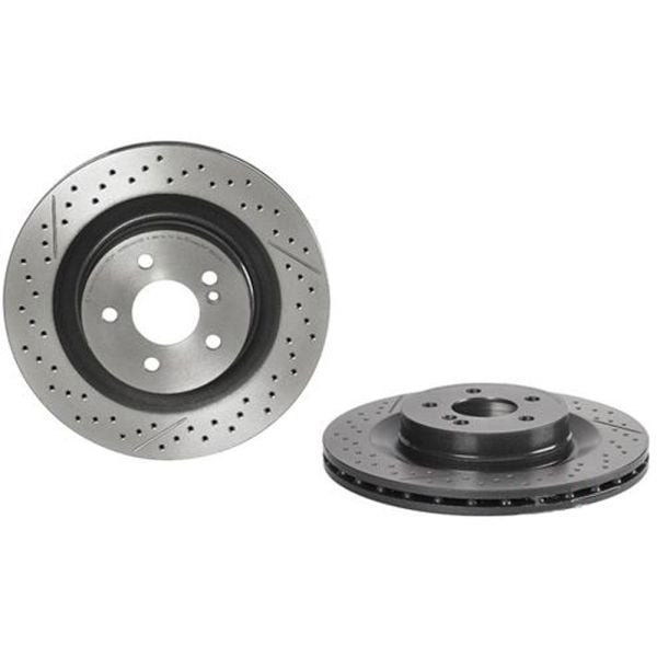 Brembo 09.A326.11 Brake Disc Rotor Pair Rear 330mm