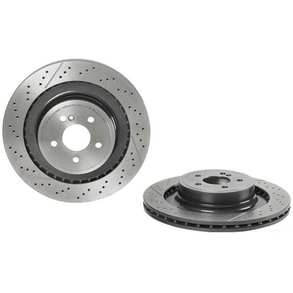 Brembo 09.A822.11 Brake Disc Rotor Pair Rear 360mm