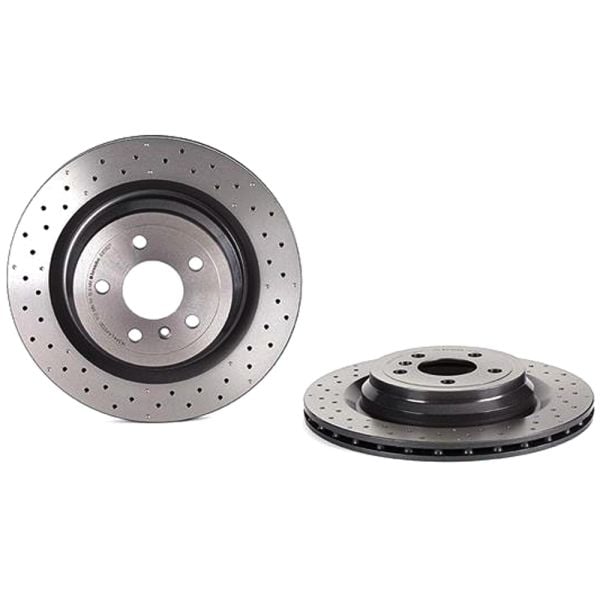 Brembo 09.A959.21 Brake Disc Rotor Pair Rear 330mm