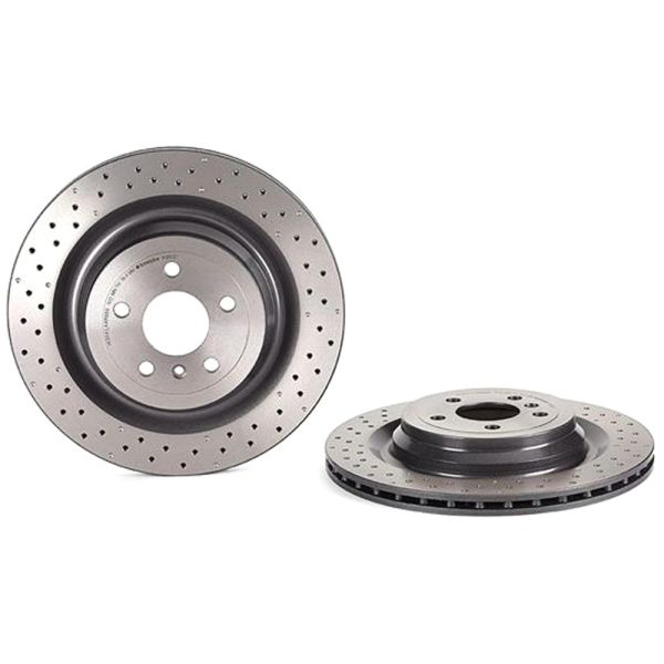 Brembo 09.A961.21 Brake Disc Rotor Pair Rear 345mm
