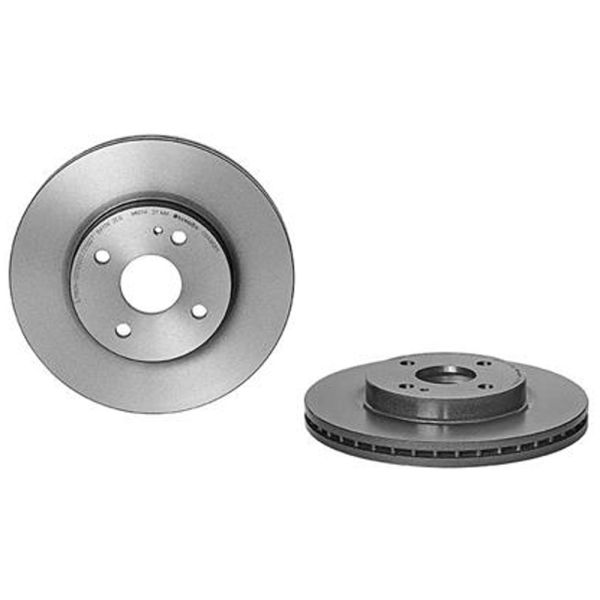 Brembo 09.A968.11 Brake Disc Rotor Pair Front 258mm