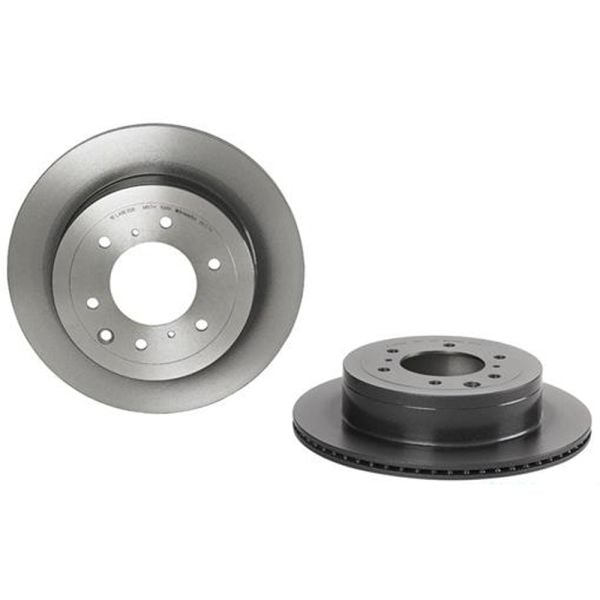 Brembo 09.B637.11 Brake Disc Rotor Pair Rear 332mm