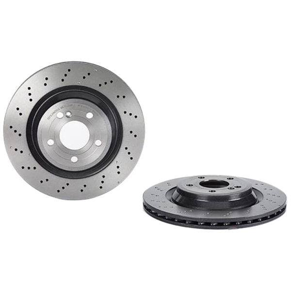 Brembo 09.B743.51 Brake Disc Rotor Pair Rear 320mm