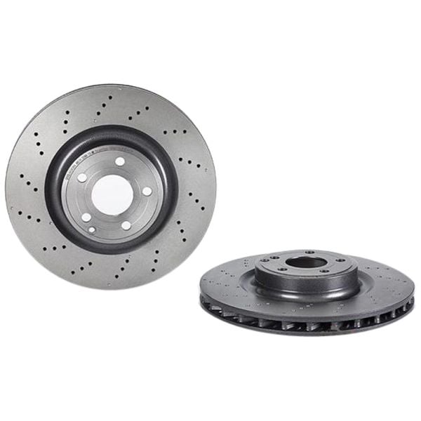 Brembo 09.B744.51 Brake Disc Rotor Pair Front 344mm